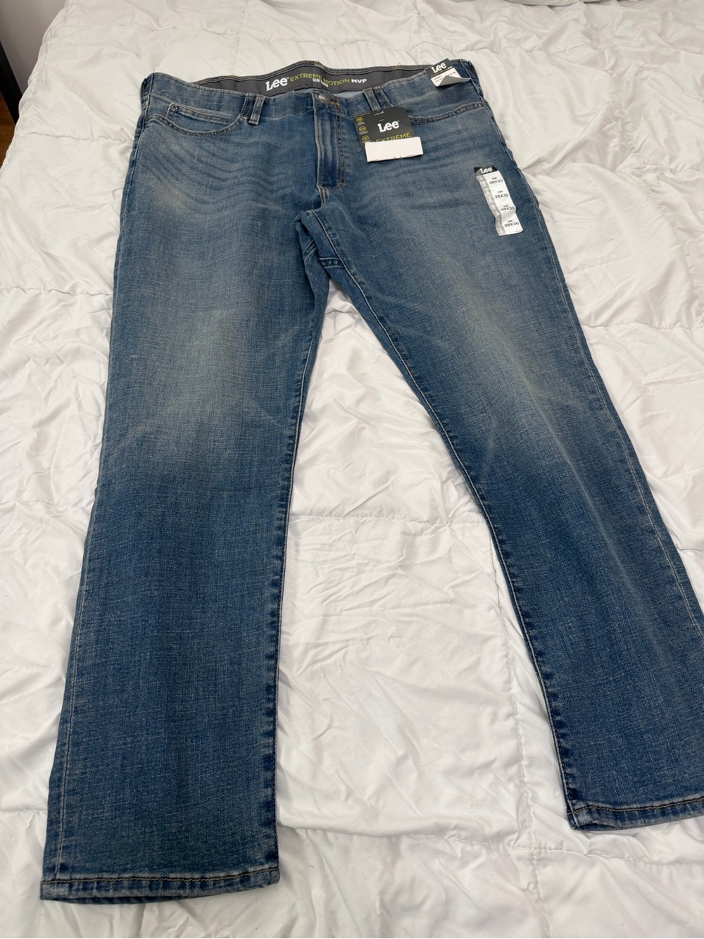 Lee Men’s Slim Jeans in Washed Blue